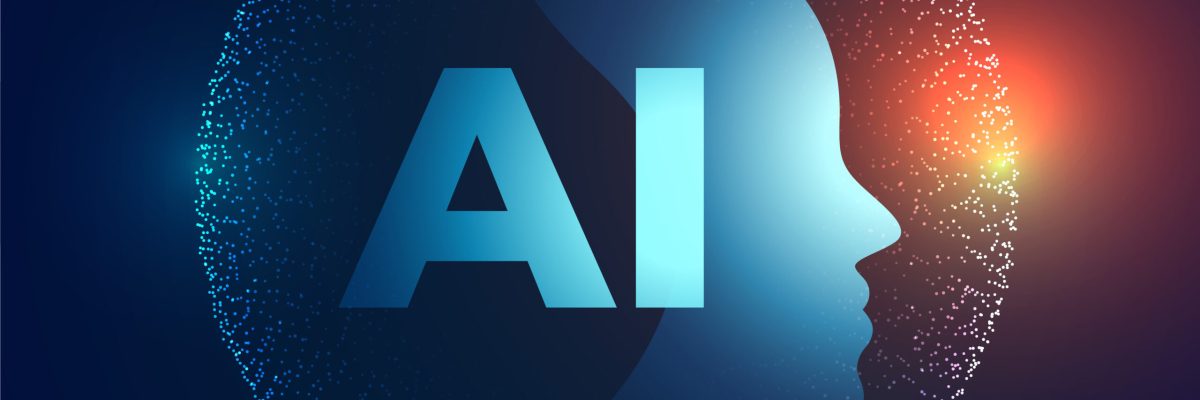 sci fi artificial intelligence tech concept background design vector
